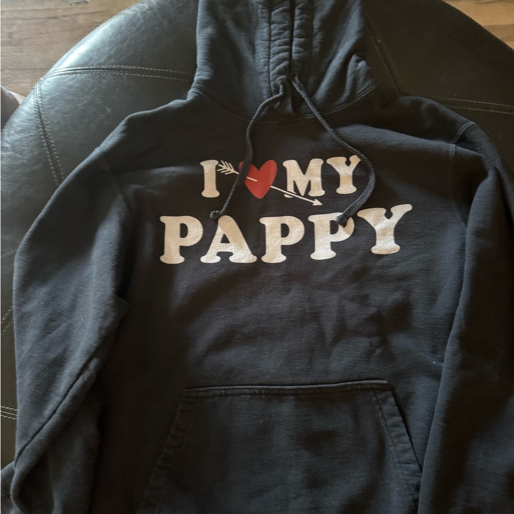 Black 'I Love My Pappy' Hoodie